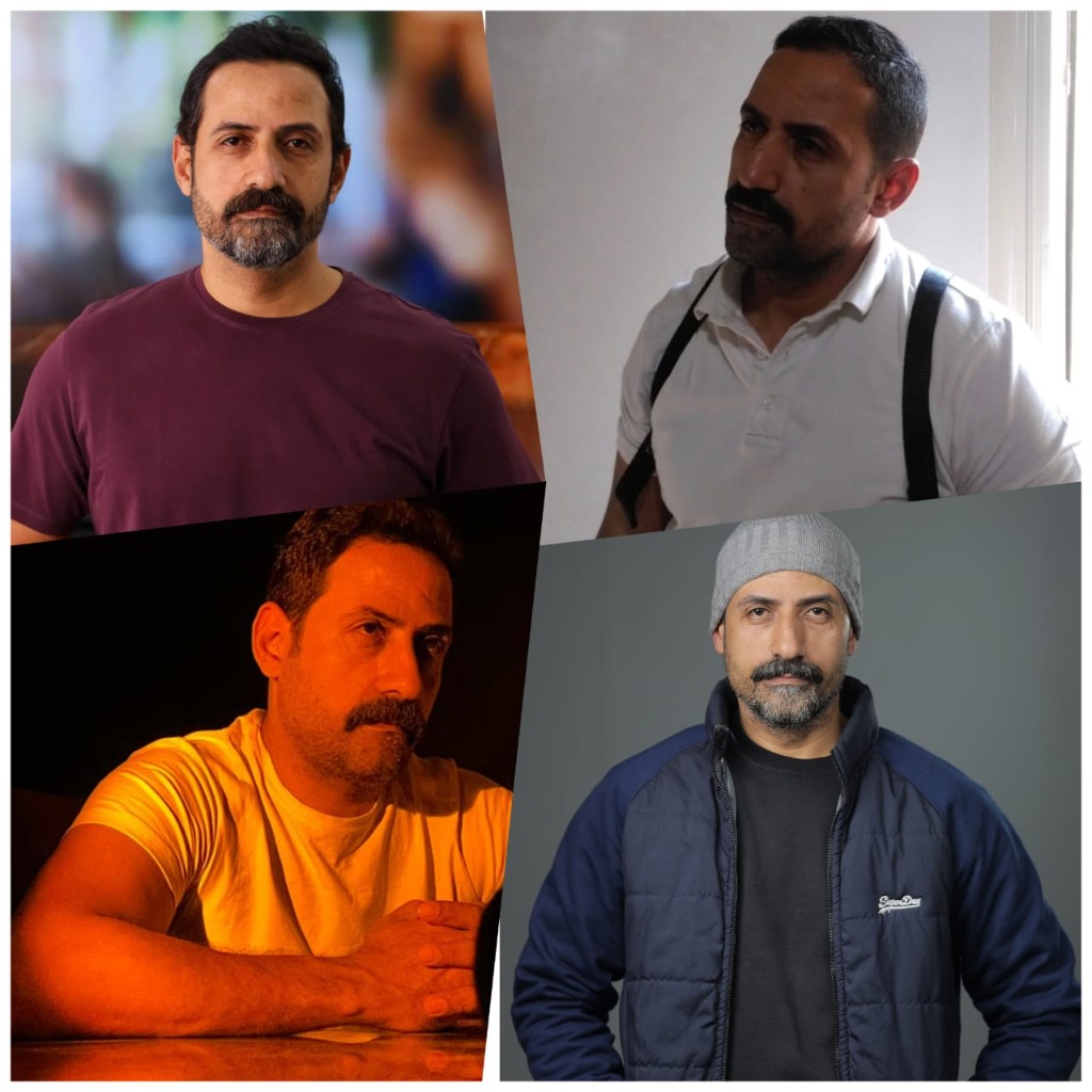 الممثل ايمن الشريف في لقطات تبرز تنوع تعبيراته الفنية والتمثيلية